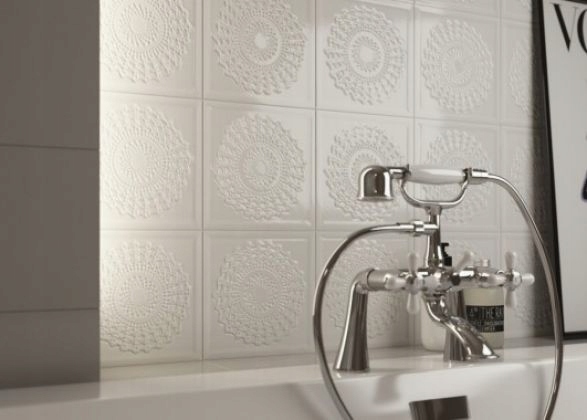 Płytki ścienne 19,8X19,8 Białe Połysk Paradyz Kolekcja SARTORIA