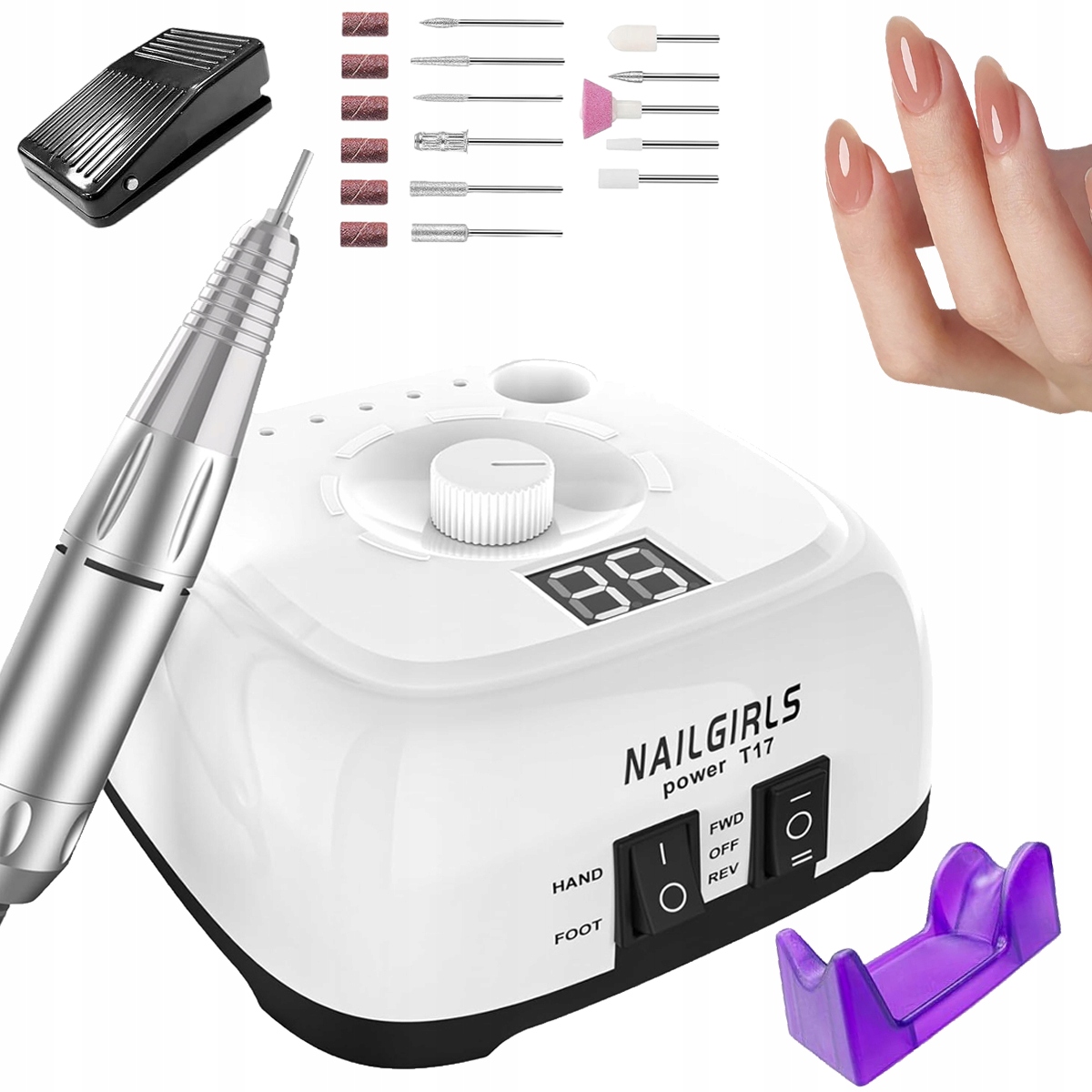 Bruska S Ergonomickou Rukojetí LCD A Antivibračním Systémem