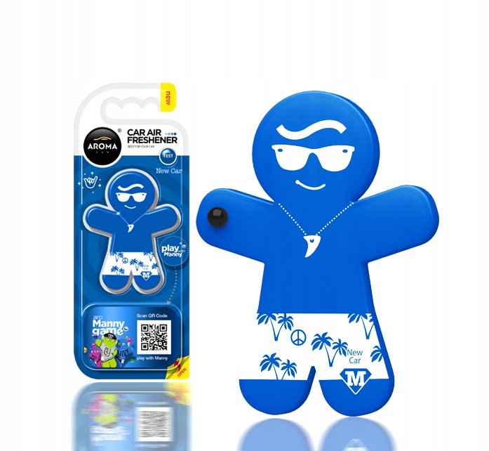 AROMA CAR MANNY POLIMEROWY ZAPACH DO AUTA NEW CAR