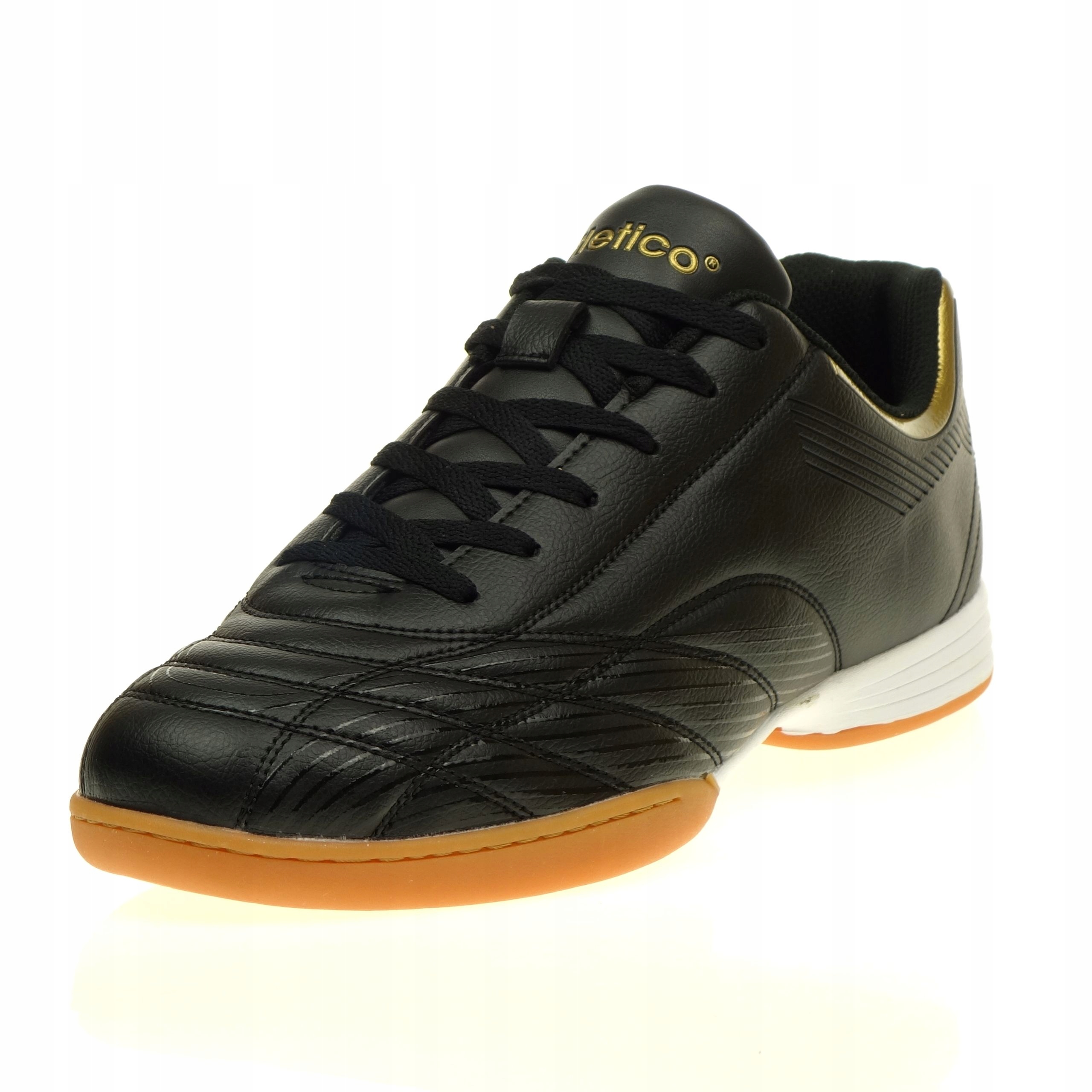 Buty Halowe Atletico Halówki Sportowe Piłkarskie Szyte Czarne 40