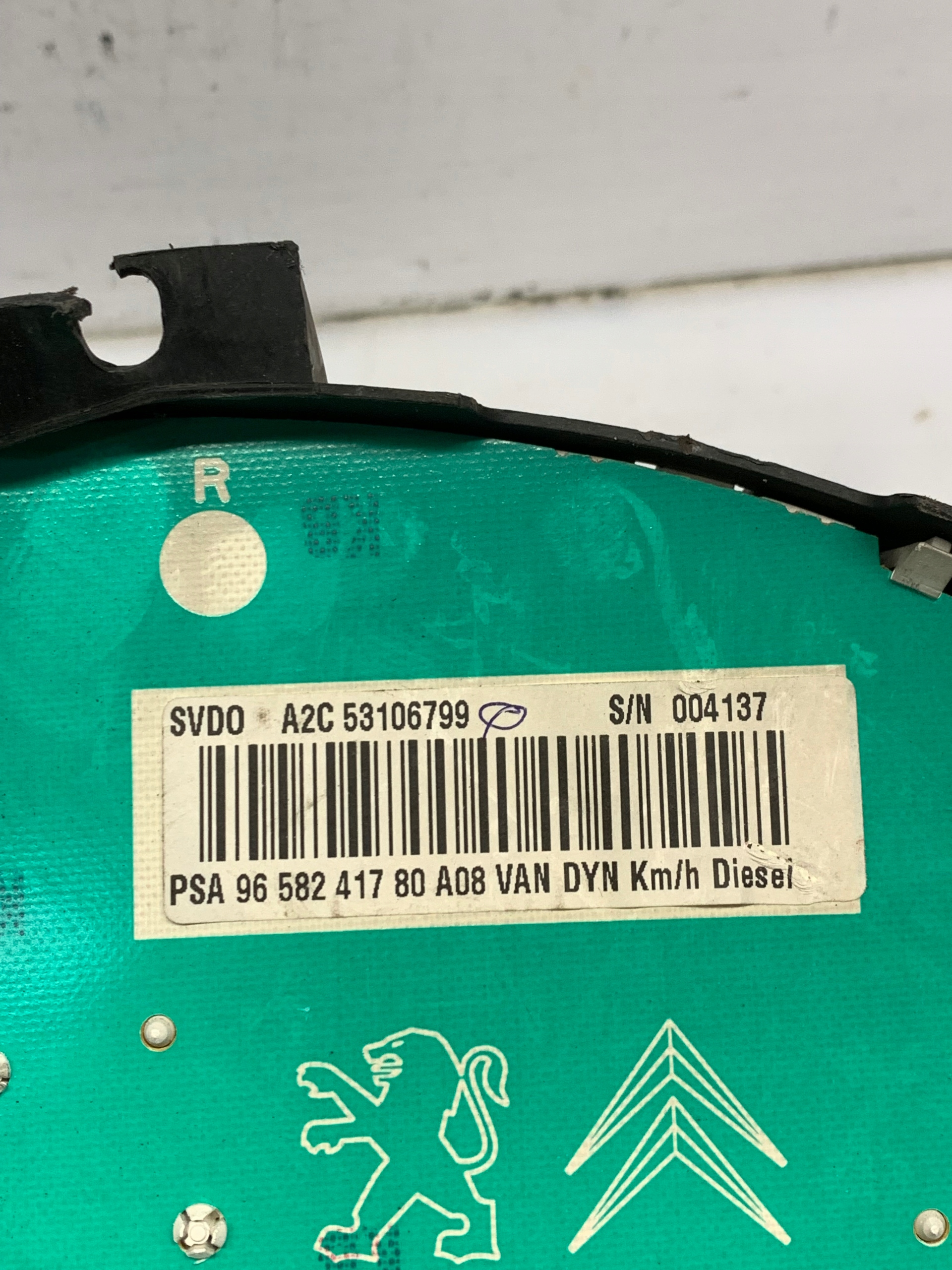 спидометр 9658241780 psa
