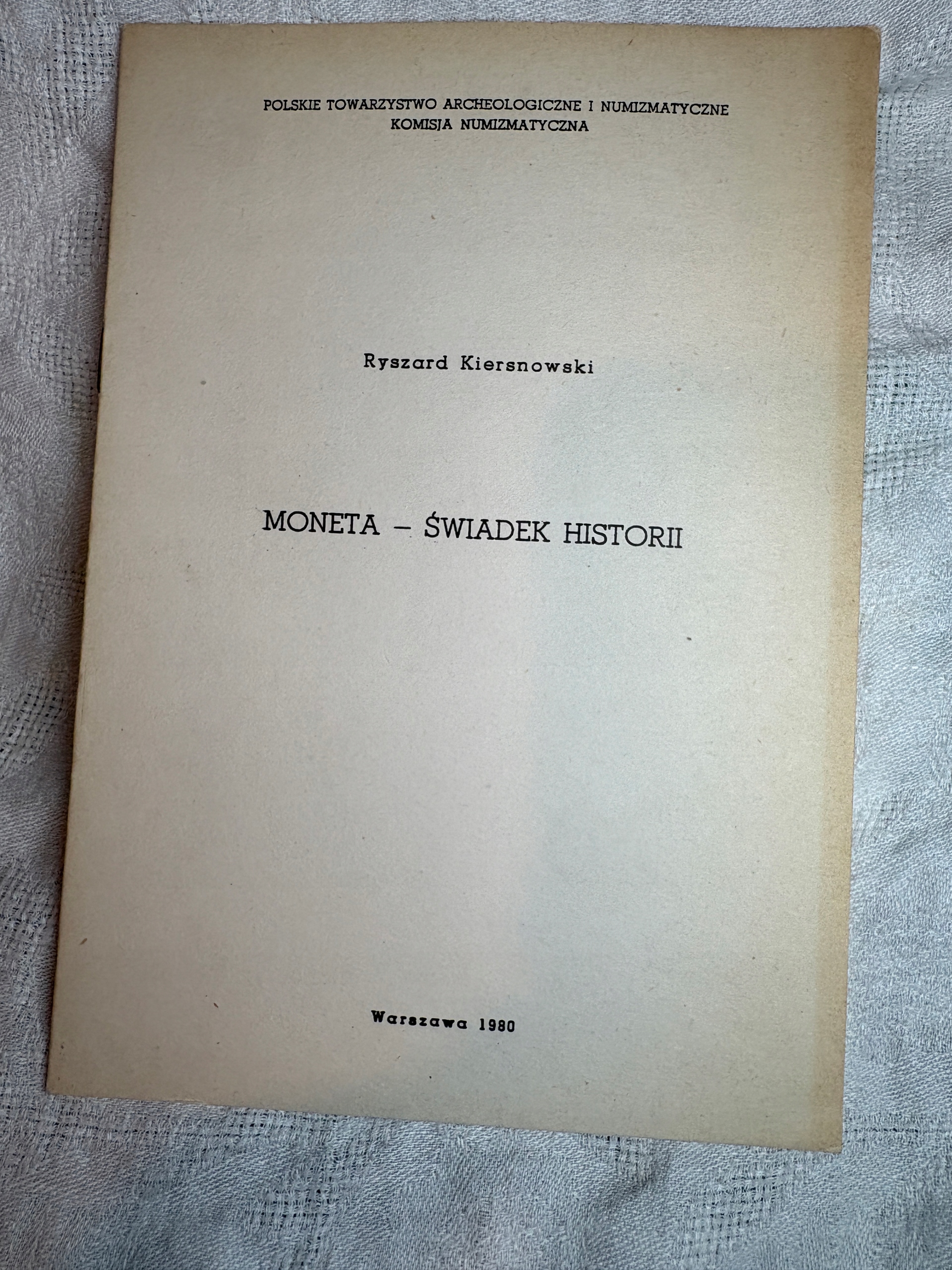 MONETA ŚWIADEK HISTORII