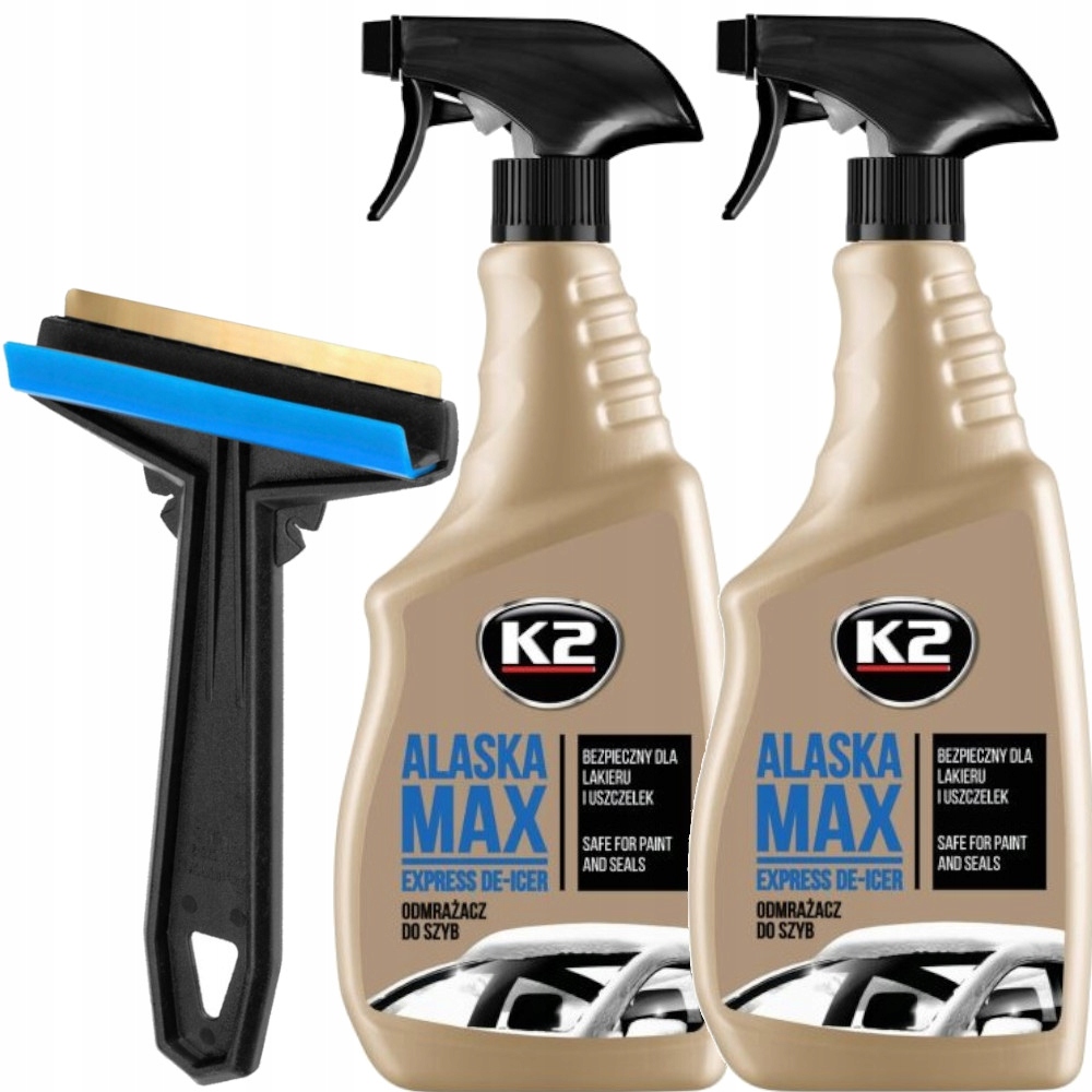 2x K2 Alaska odmrażacz płyn 700 ml skrobaczka murska do odmrażania szyb