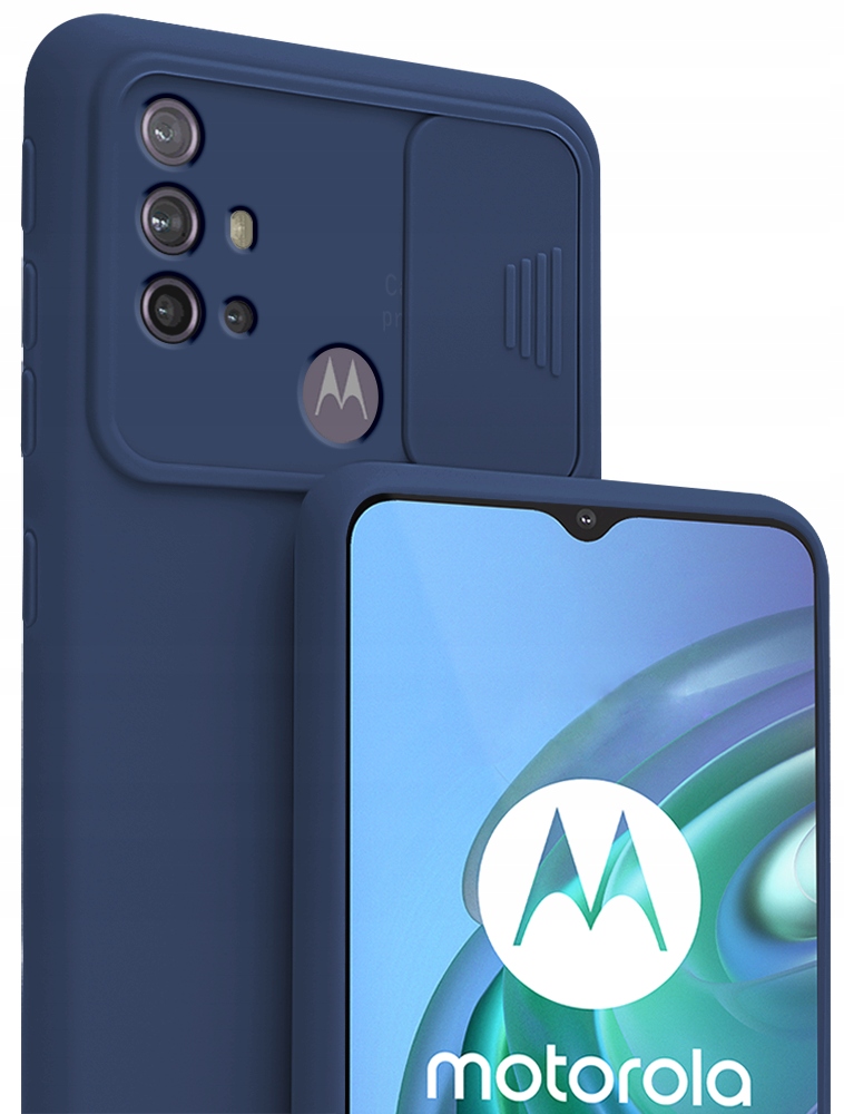 

Etui Silicone CamShield Szkło do Moto G10 G20 G30