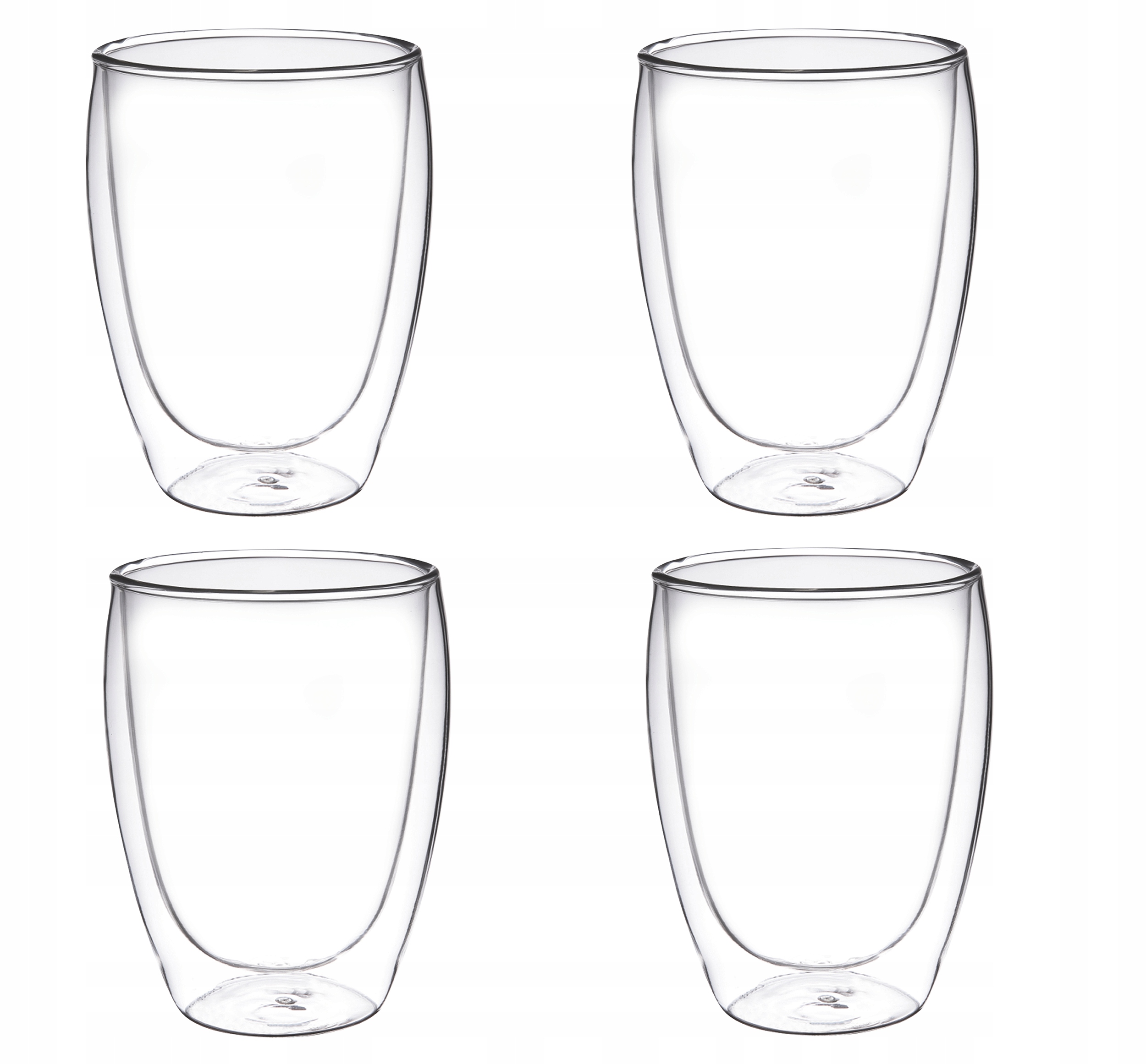 

Zestaw 4x Szklanki termiczne Mg Home Carmelo 350ml