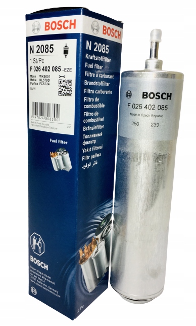 Fuel filter F 026 402 085  BMW 13327788700, 13327793672, 7793672, 7802939,  Bosch F026402085