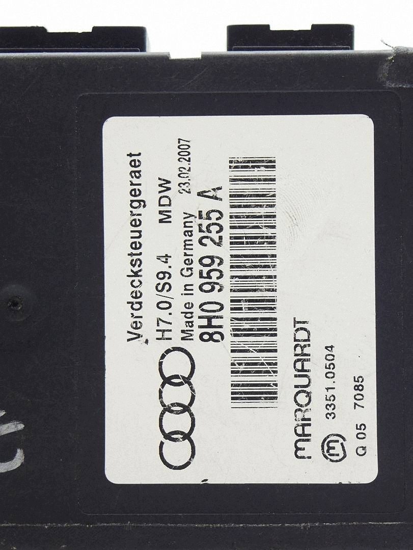 modulo centralina tetto AUDI A4 B6 B7 CABRIO 8H0959255A