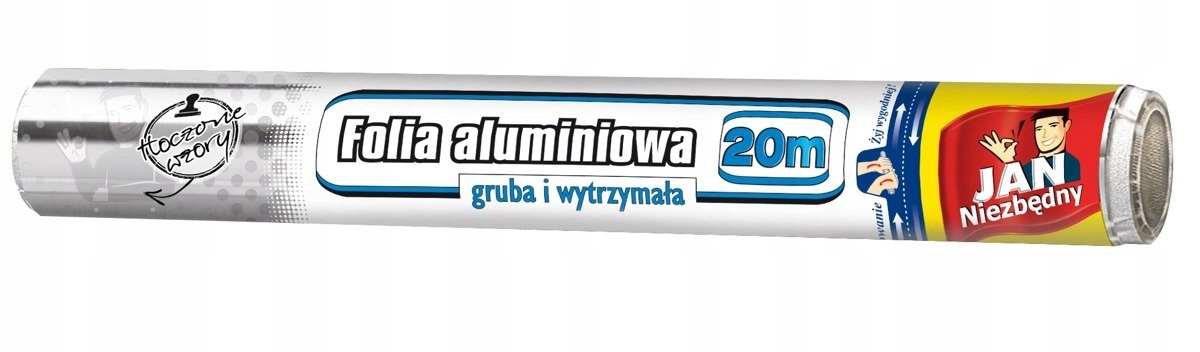 

Folia aluminiowa Jan Niezbędny tłoczone 20m
