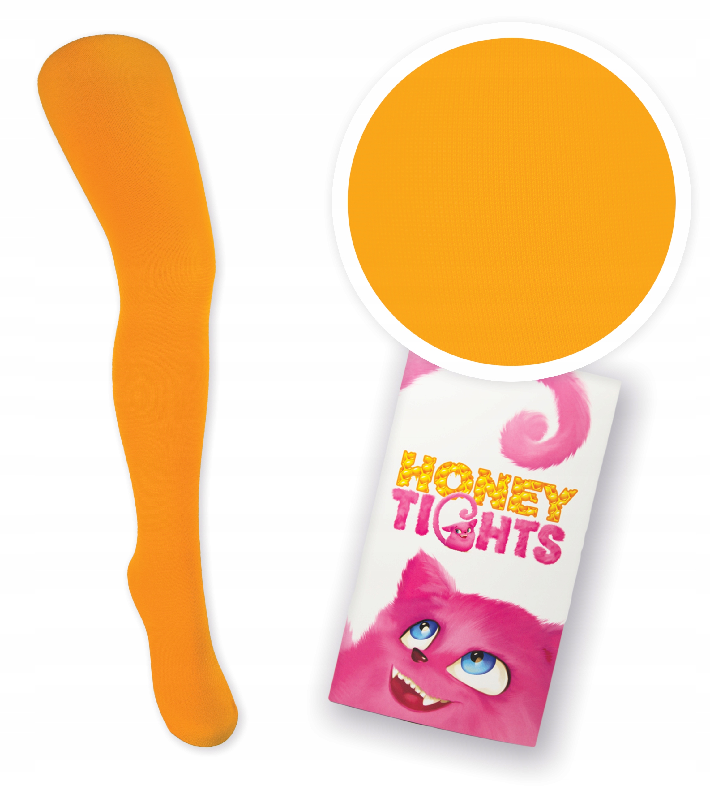 

Rajstopy Dziecięce Pomarańczowe Mikrofibra r 92 98