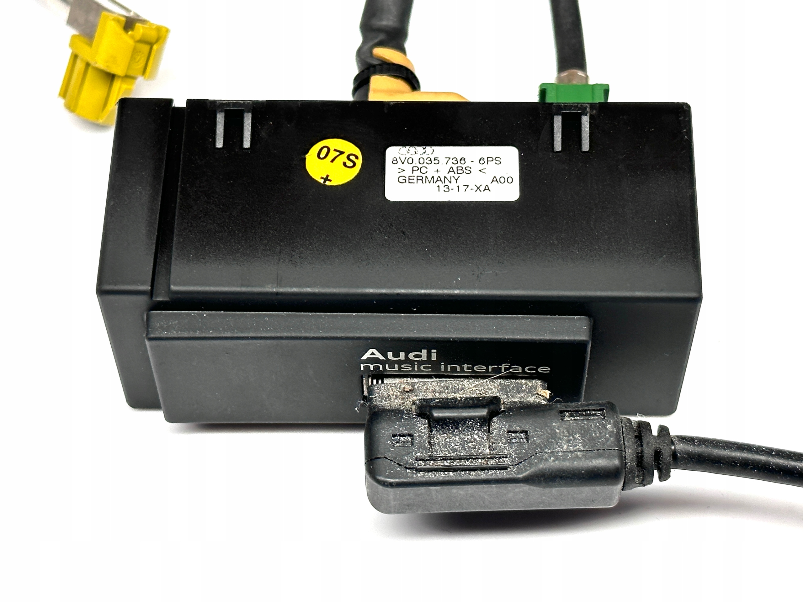 AUDI A3 S3 8V adapter ZLACZE PRZYLACZE module MUSIC INTERFACE USB 8V0035736