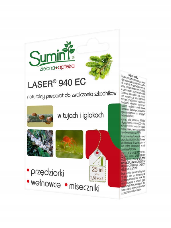 

Laser tuje iglaki, miseczniki, przędziorki 25ml