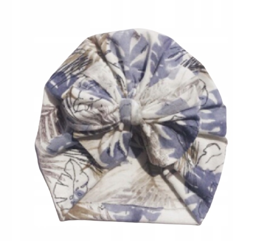 

Czapka Dla Dziewczynki Turban Kokarda 42-52 CM