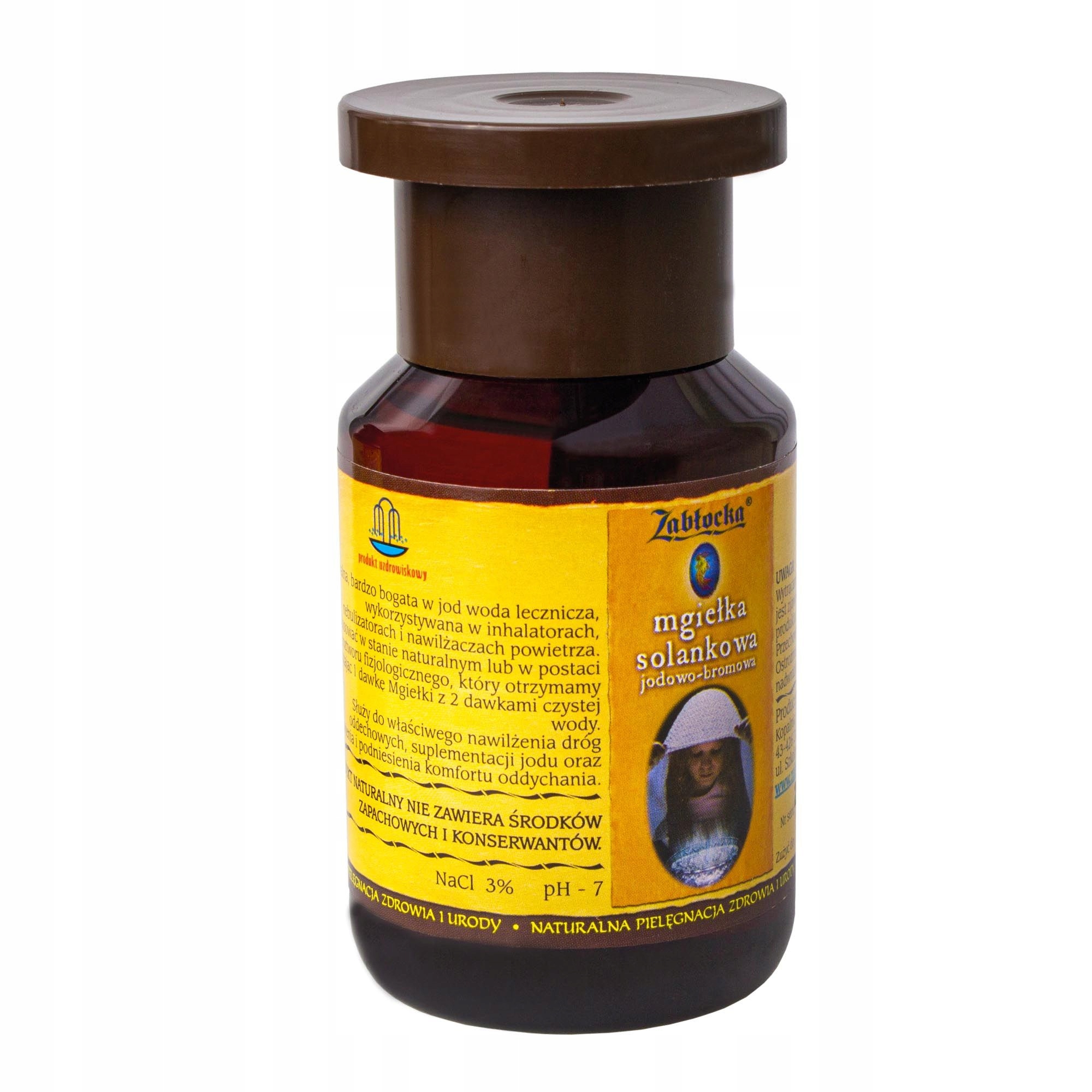 

Zabłocka Mgiełka Solankowa jodowo-bromowa 200ml