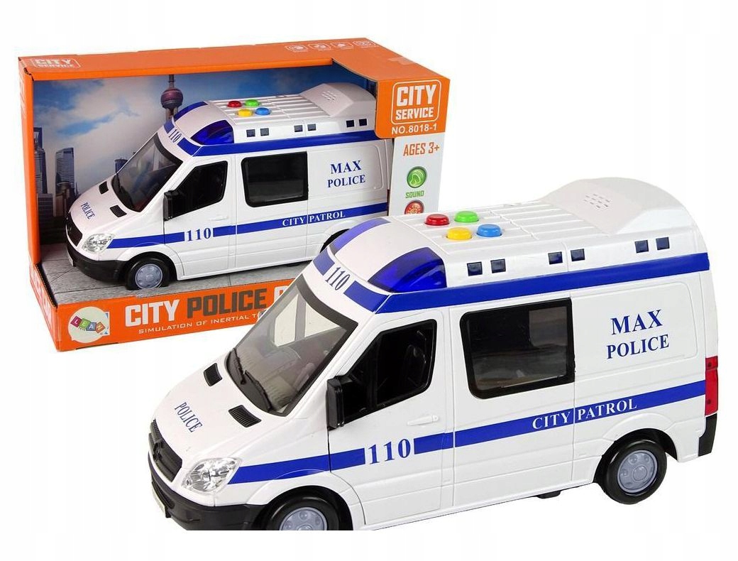 RADIOWÓZ Z NAPĘD FRYKCYJNYM ŚWIATŁO DŹWIĘK