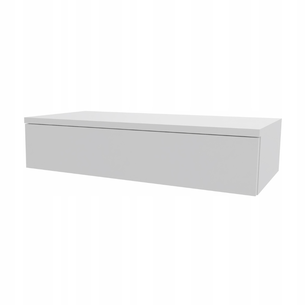 Skříňka, toaletní stolek, závěsná komoda, bílá, šířka 60 cm