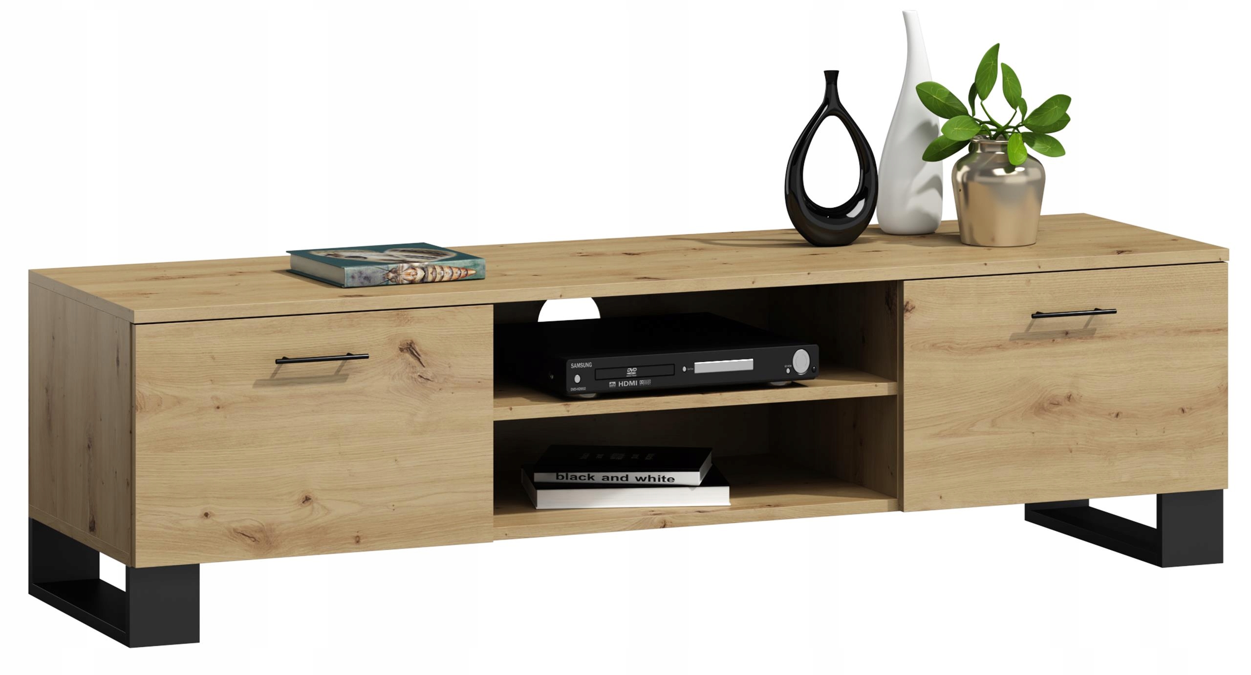 

Szafka stolik loftowy Rtv Klara 150cm dąb artisan