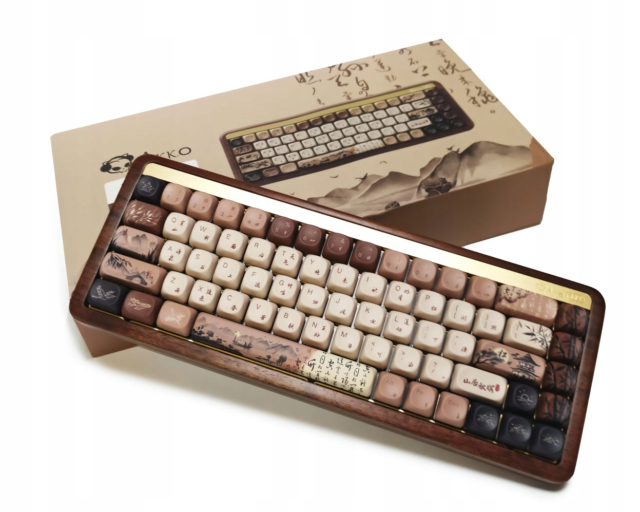 Bezprzewodowa Klawiatura Biurowa Bluetooth Mała Poręczna