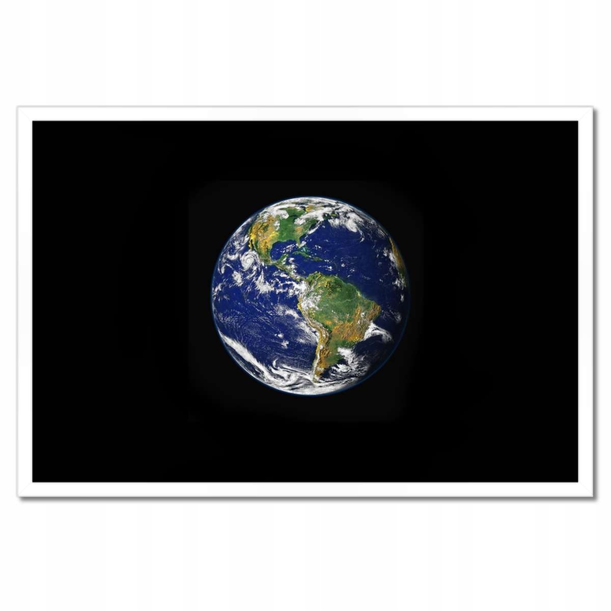Plakáty v rámu 60x40 Země Pohled z vesmíru