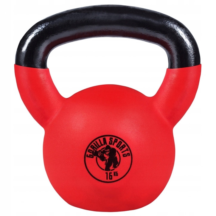 16 kg kettlebell hantel gumowany kettle Gorilla