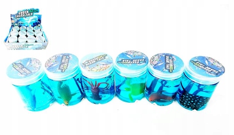 SLIME MASA PLASTYCZNA PŁYNNA PLASTELINA GLUT ZWIERZĘTA MORSKIE Marka bez marki