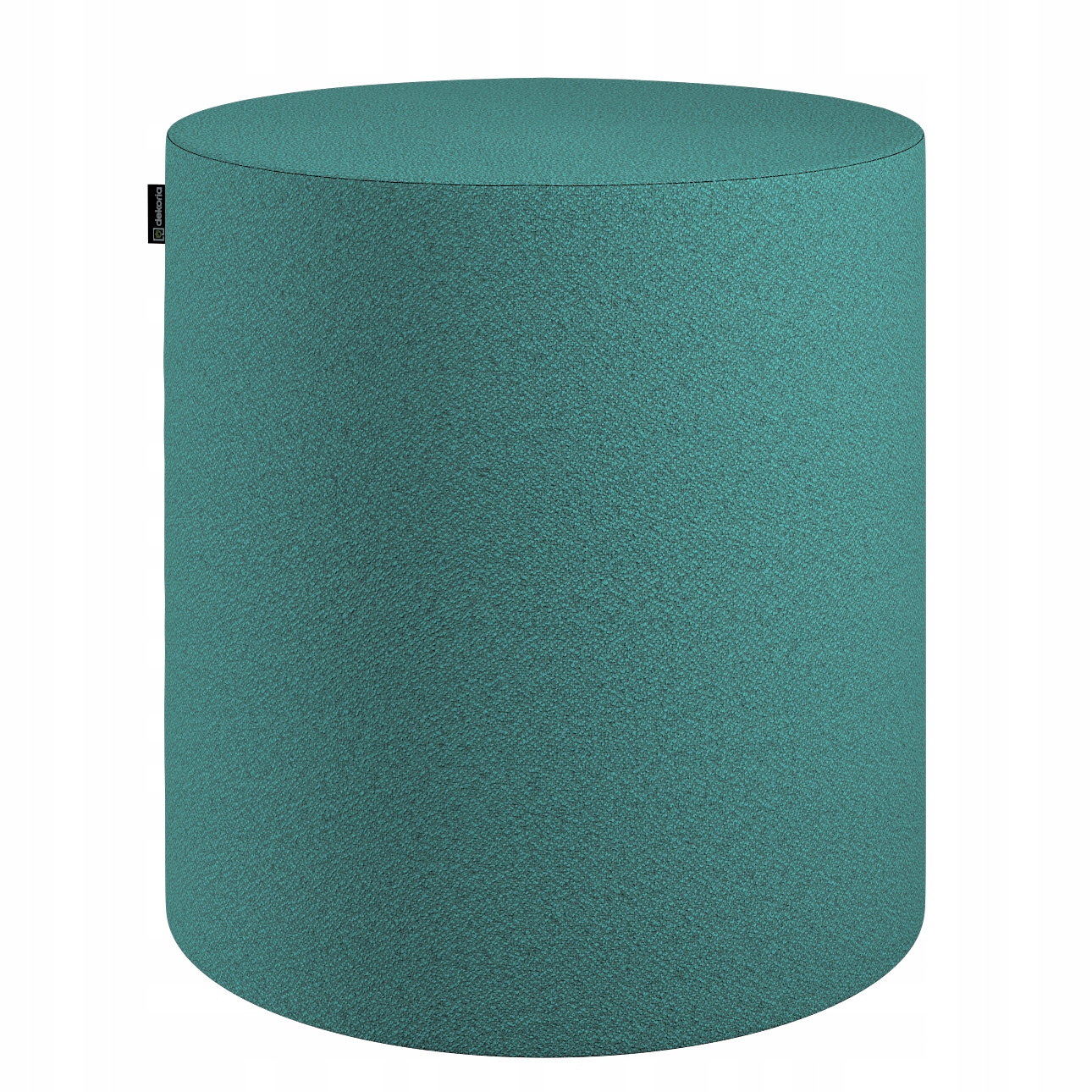 Puf Barrel ø40, výška 40 cm, tyrkysový