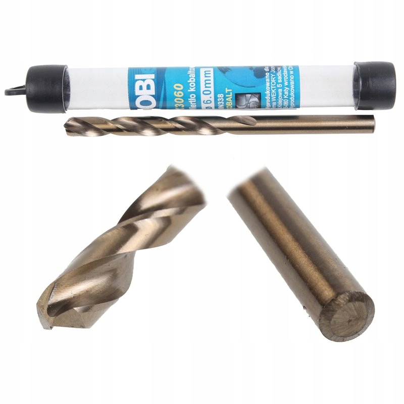 

Wiertło do metalu Kobaltowe HSS-Co 5% 6.0mm