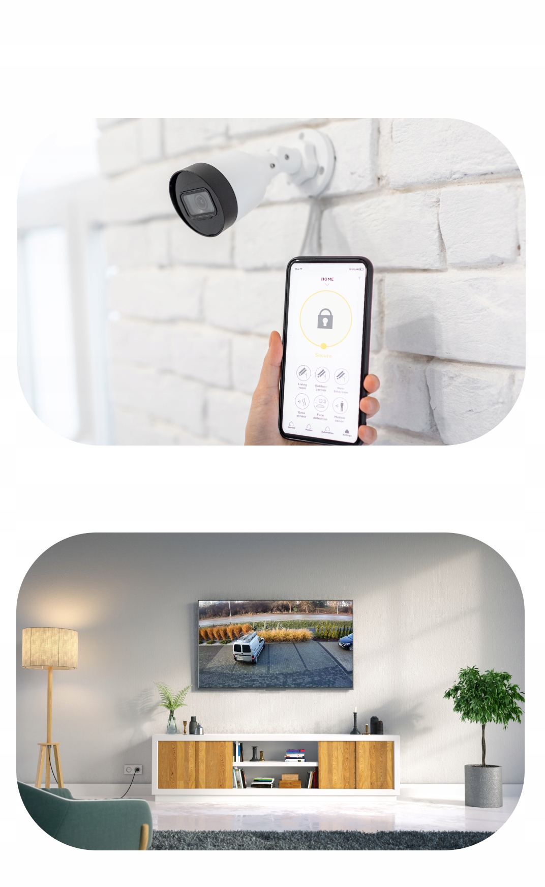 ZESTAW MONITORINGU 4 KAMERY IP CZARNE 8Mpx 4K PoE Liczba obsługiwanych kamer 4