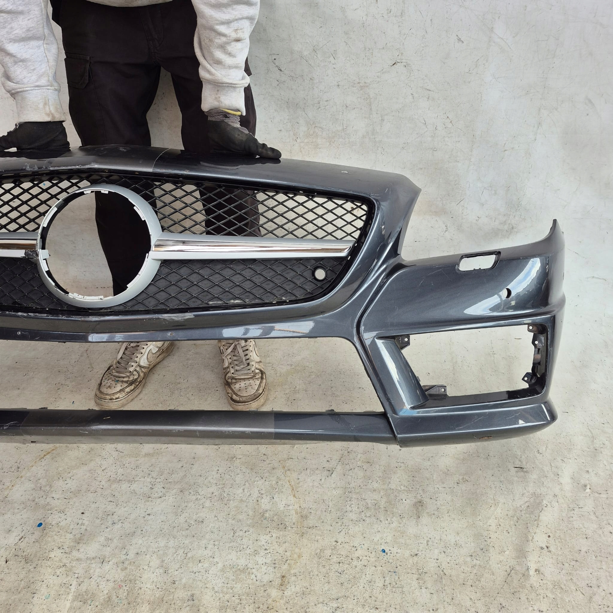 MERCEDES SLK R172 AMG 11-15 bumper front front washer PDC