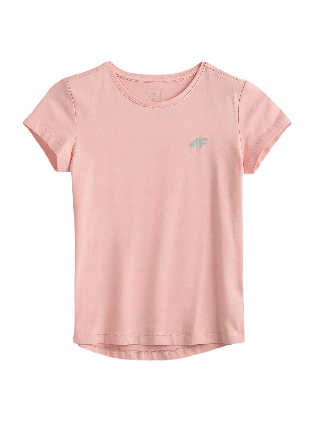 

Gładki T-shirt Dziewczęcy 4F Koszulka JTSD001A 128