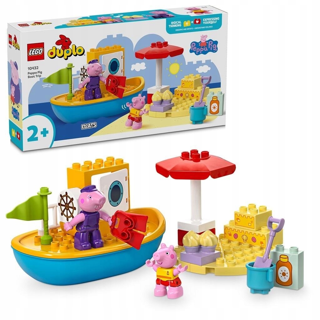 Lego(r) Duplo 10432 Peppa a výlet lodí