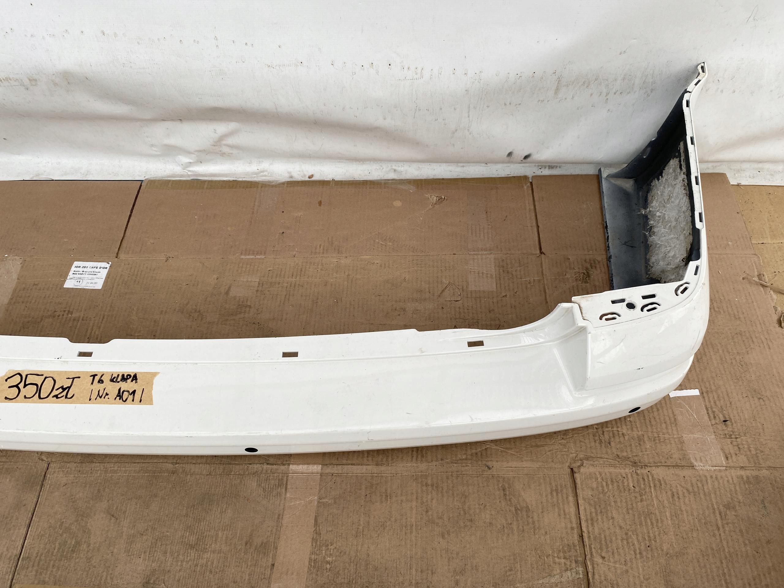 VW T6 T6.1 TRANSPORTER MULTIVAN CARAVELLA 15- bumper rear part rear 4X PDC