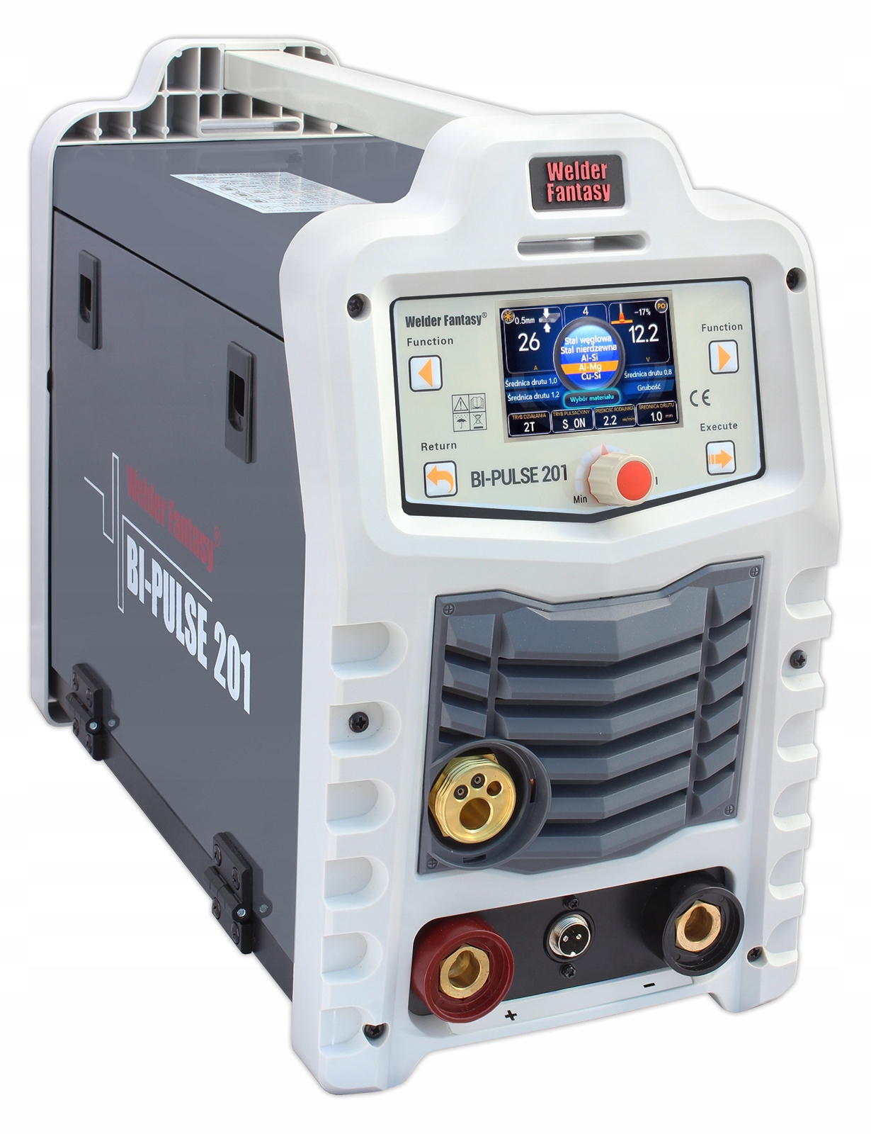 Półautomat spawarka BI-PULSE 201 przyłbica ACH3037 Model Bi-Pulse 201