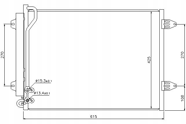 Nissens Kondenzátor Klimatizace Vw CC 2.0 Tdi 4MOTI
