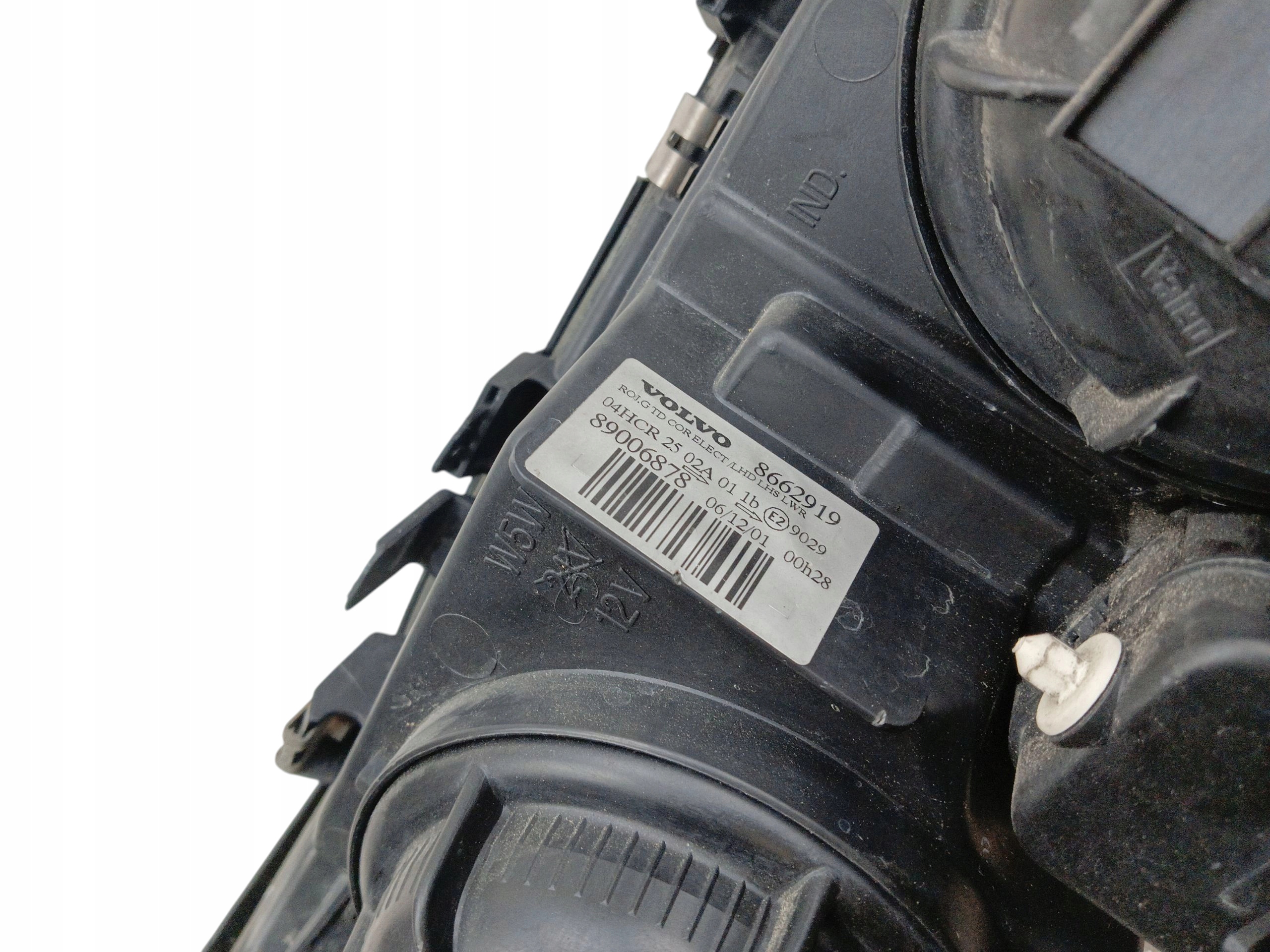 light REFLEKTOR left front VOLVO XC70 and (2000-2004) 8662919 EUROPA