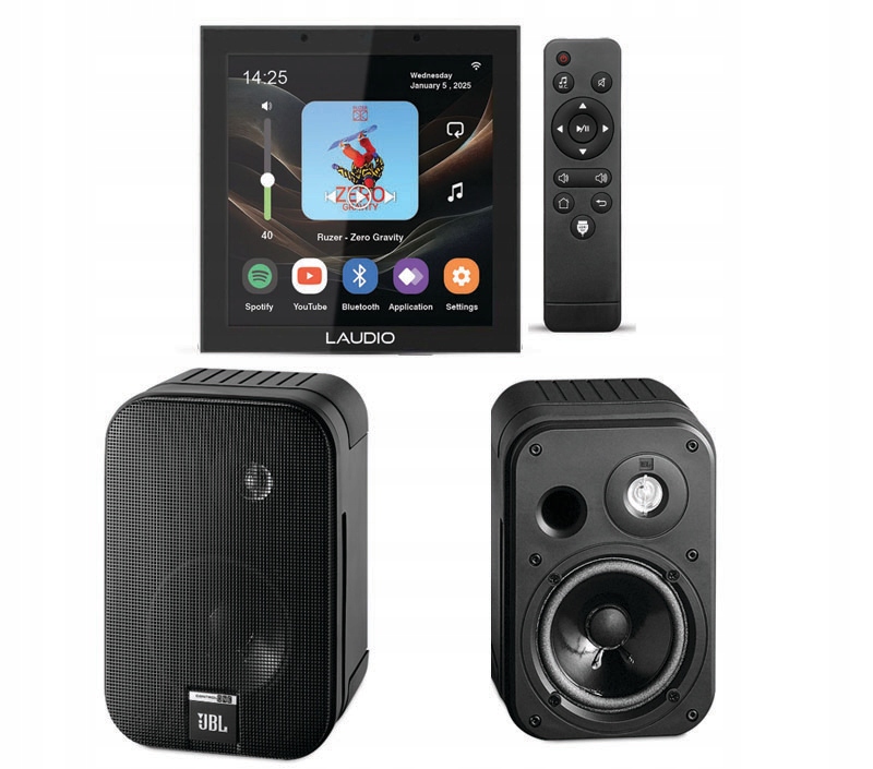 Laudio W40WIFI Podomítkové Internetové Rádio S Bt/usb Jbl Control One