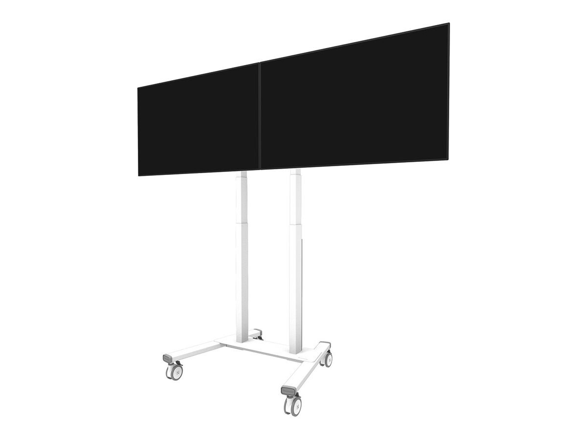 Neomounts Move ADM-875WH2 Screen adapter from 1 to 2 screens 42-65" max