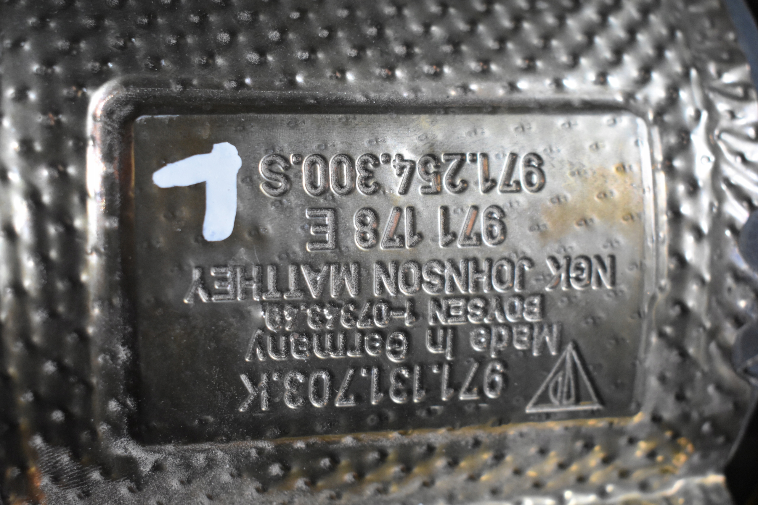 IDEALNY catalyst left CSZA PORSCHE PANAMERA 971 1 9