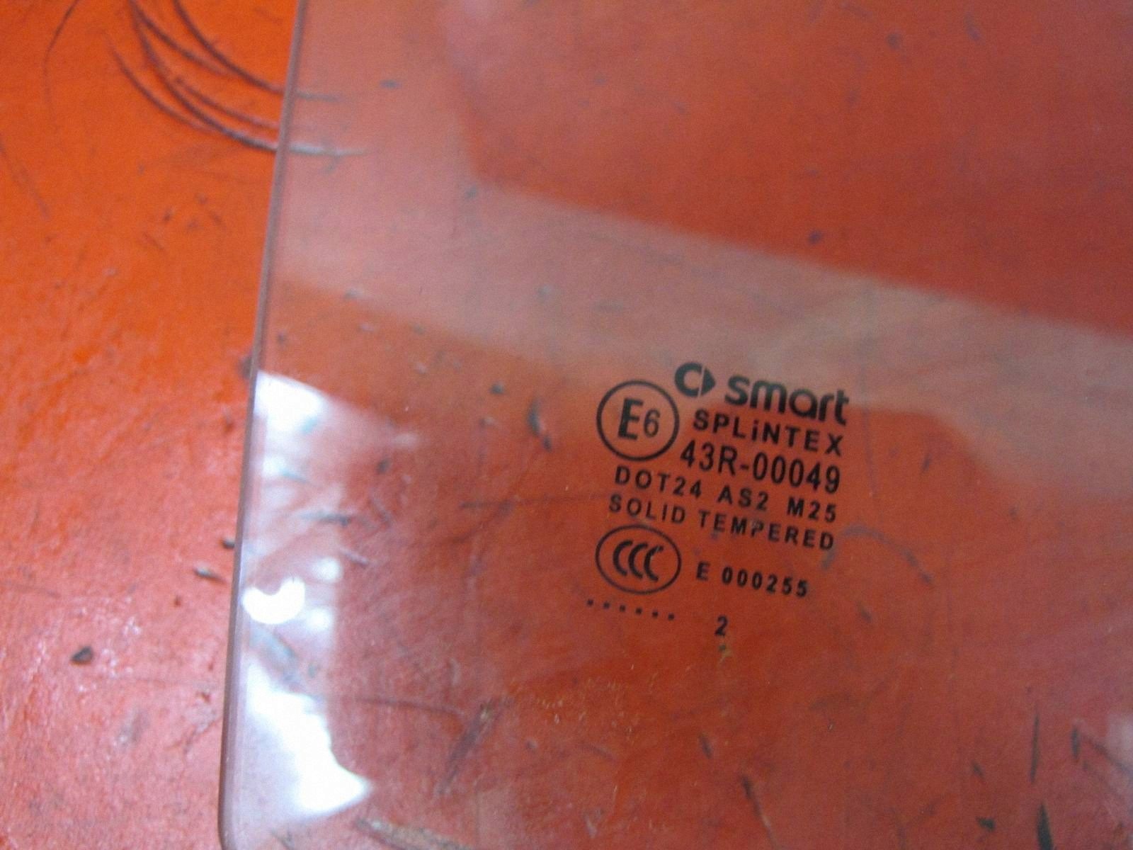SMART ForTwo 2 II 451 COUPE 07-14 window door right front front 2012 year