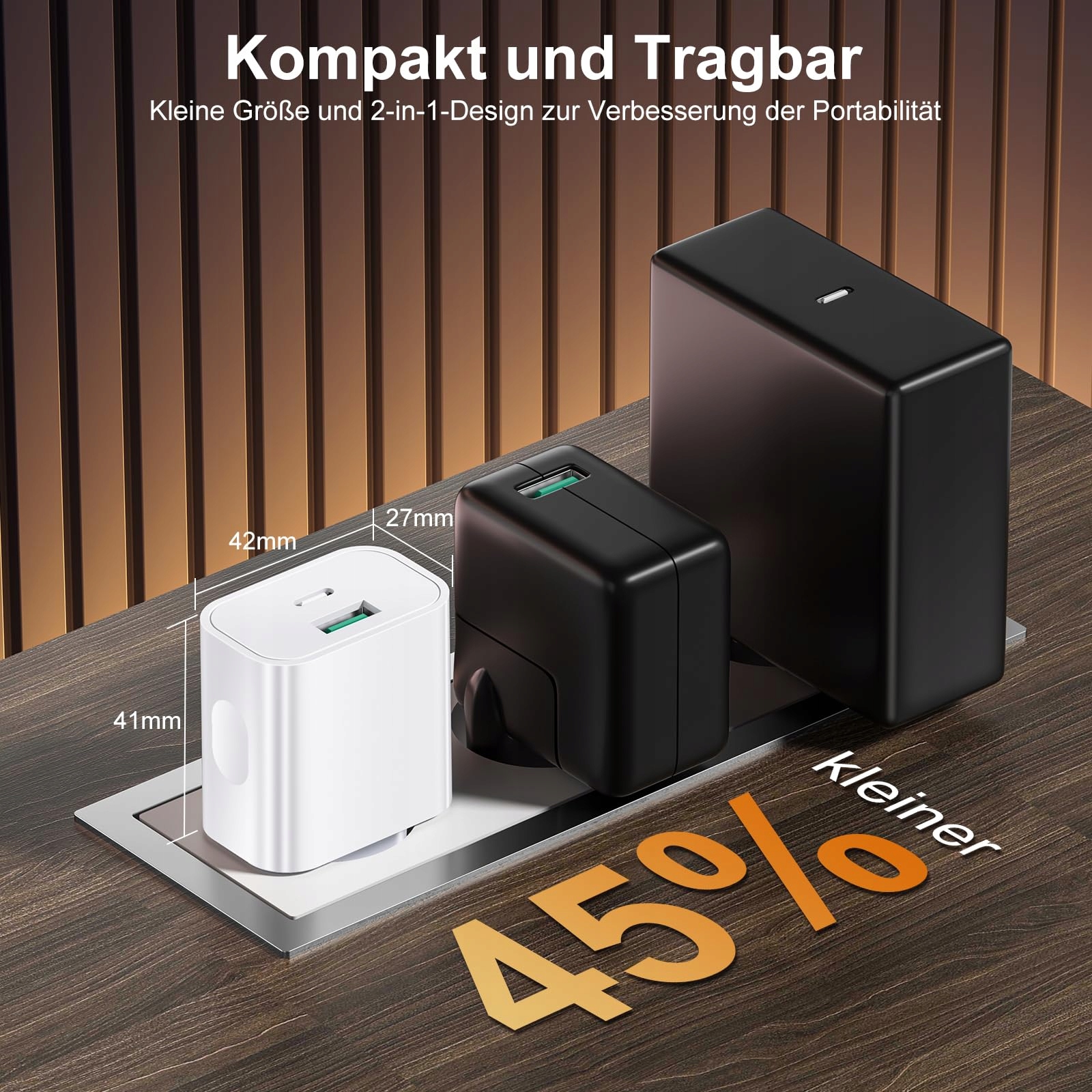 Abetcabe 2 STÜCK 20W USB C ŁADOWARKA IPHONE GALAXY — miniatura 6