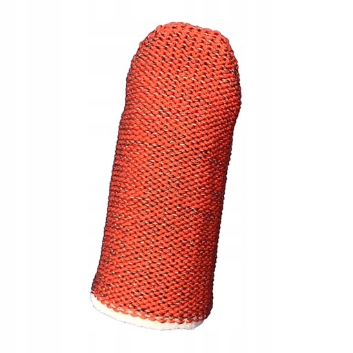 Рукав для игр пальцев - серебряное волокно оранжевый