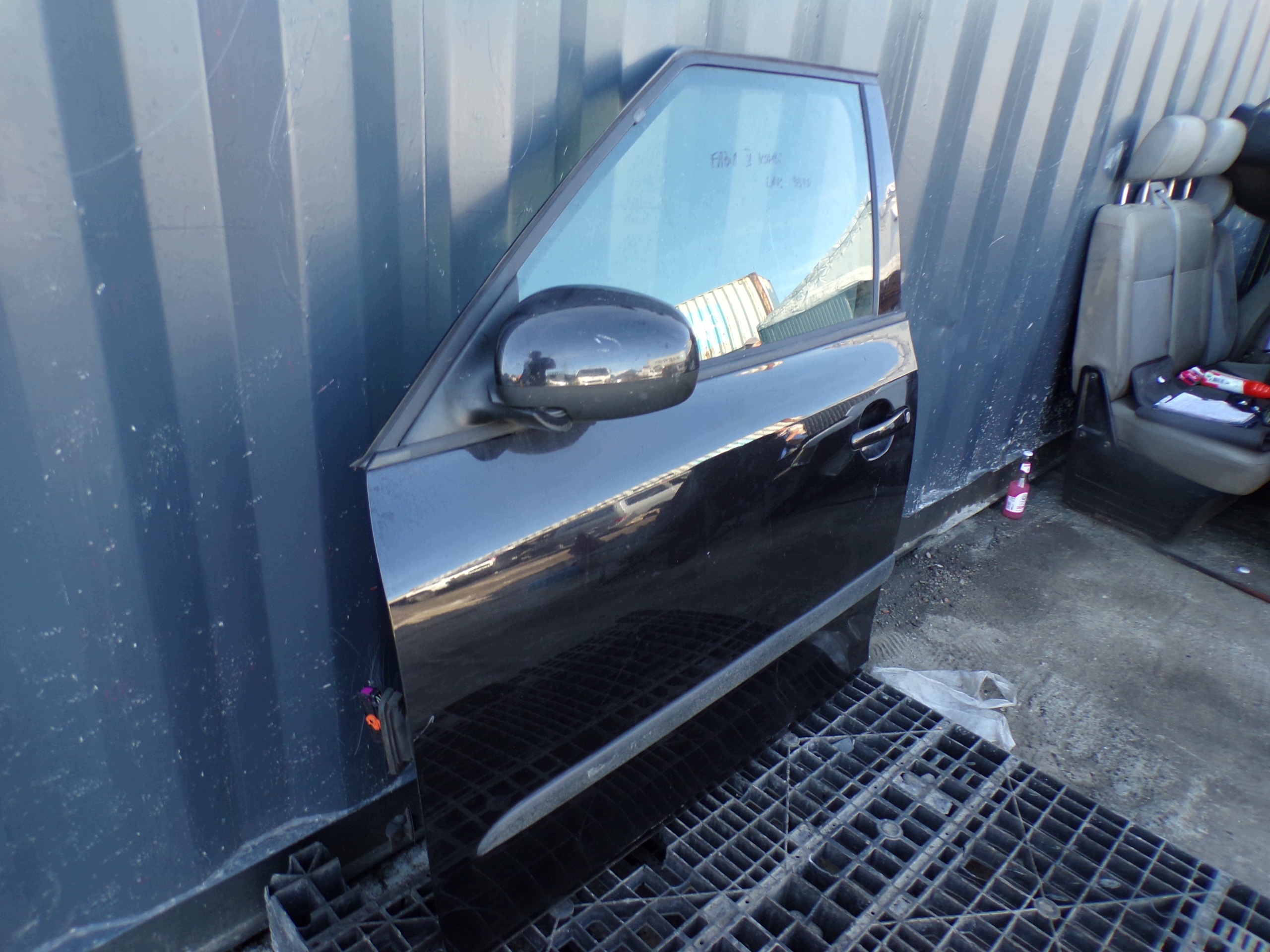 door left front SKODA FABIA 2 II colour 9910 (R1)