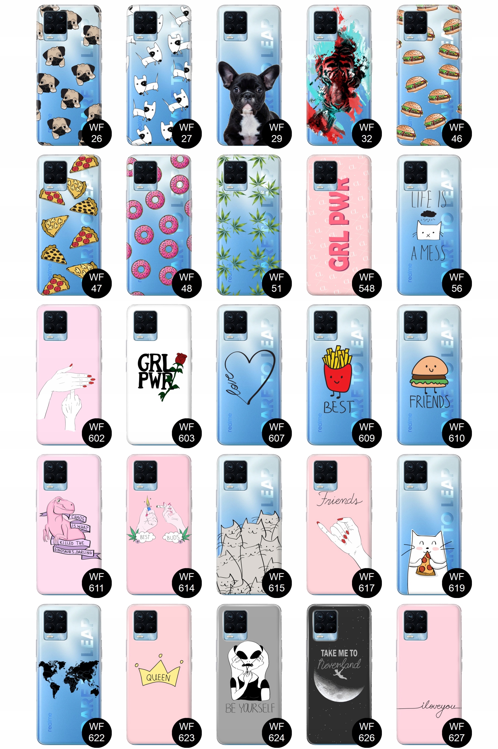 Etui do Realme 8 / 8 Pro case wzory guma