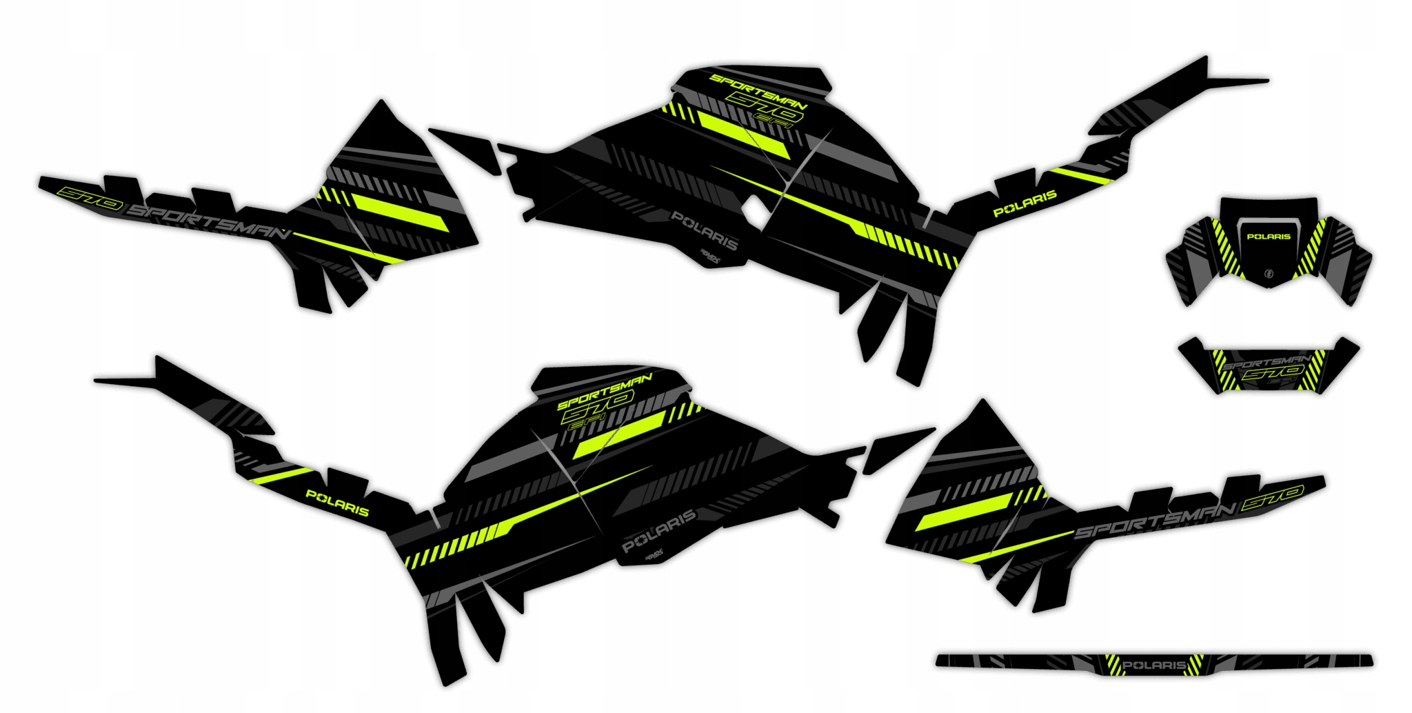 Dýha Samolepky Polaris Sportsman 570 2021+ #9984423
