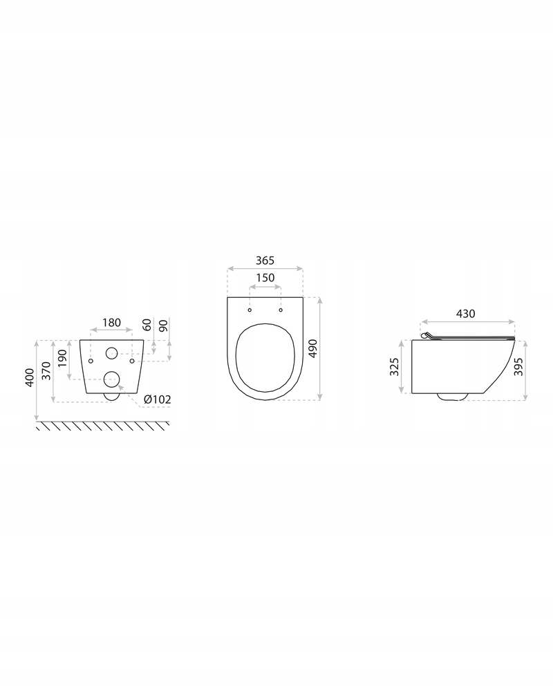 FLUIDMASTER ECO BOX Zestaw stelaż+miska LAVITA SOFI+przycisk Szerokość stelaża 35 cm