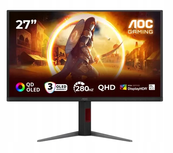 Monitor Oled Aoc Q27G4ZD 27'' 2K Qd-oled 280Hz 0,03ms