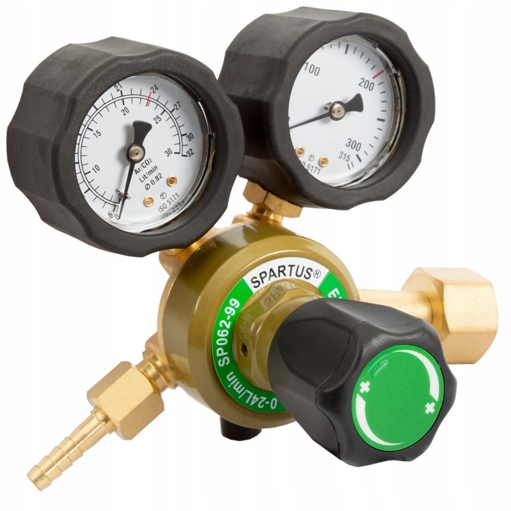 Redukce lahví Spartus Mini Argon CO2 oxid 2 hodiny Ar/CO2 manometry