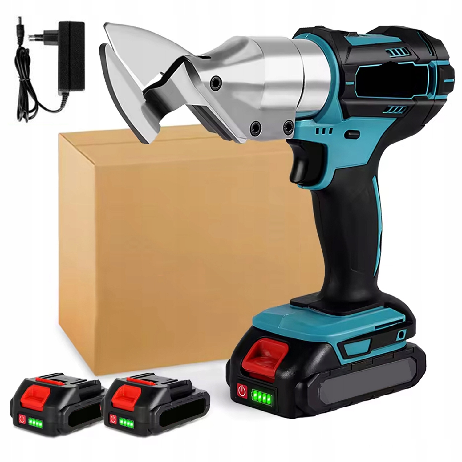 Elektrické Nůžky Na Plech Řezání Kovu Profesionální 0-3 mm 800 W S 2 Aku