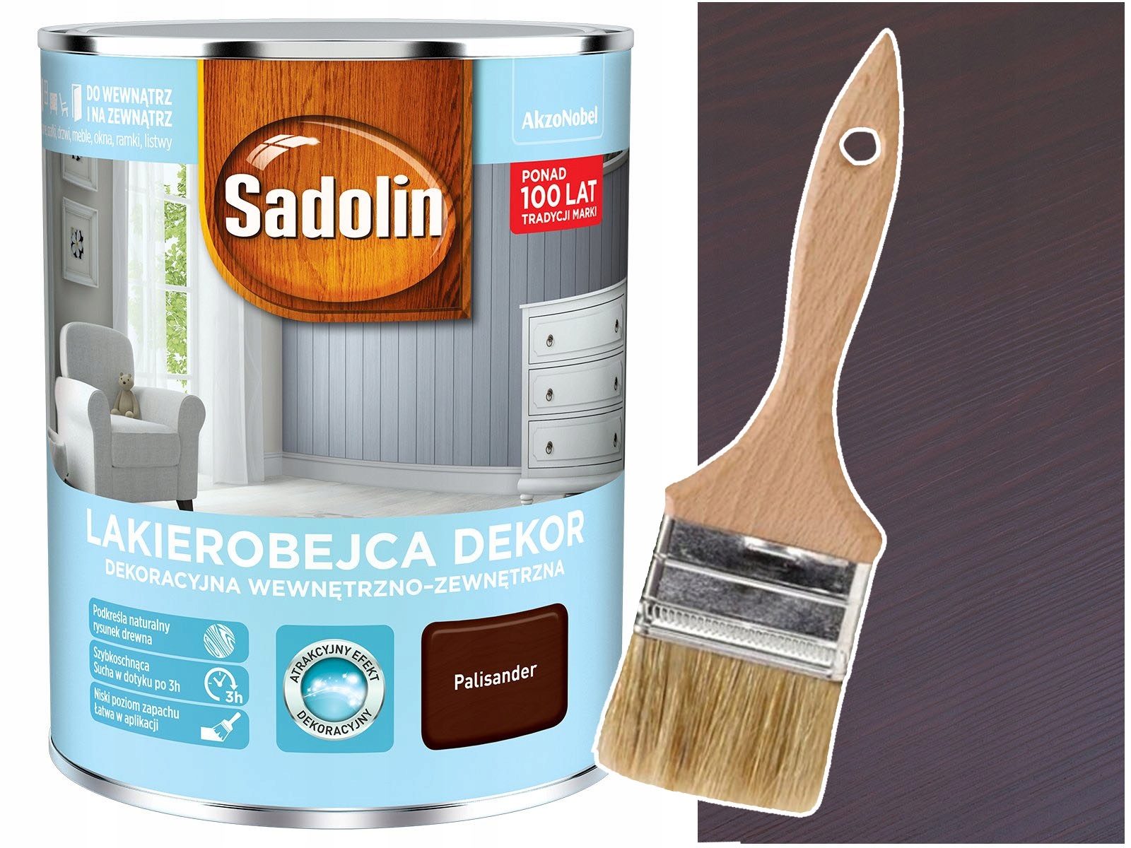 

Sadolin Lakierobejca Dekor Palisander 1L