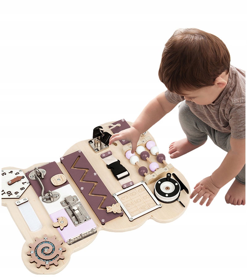 Tablica manipulacyjna sensoryczna Montessori Bear Kod producenta 0590