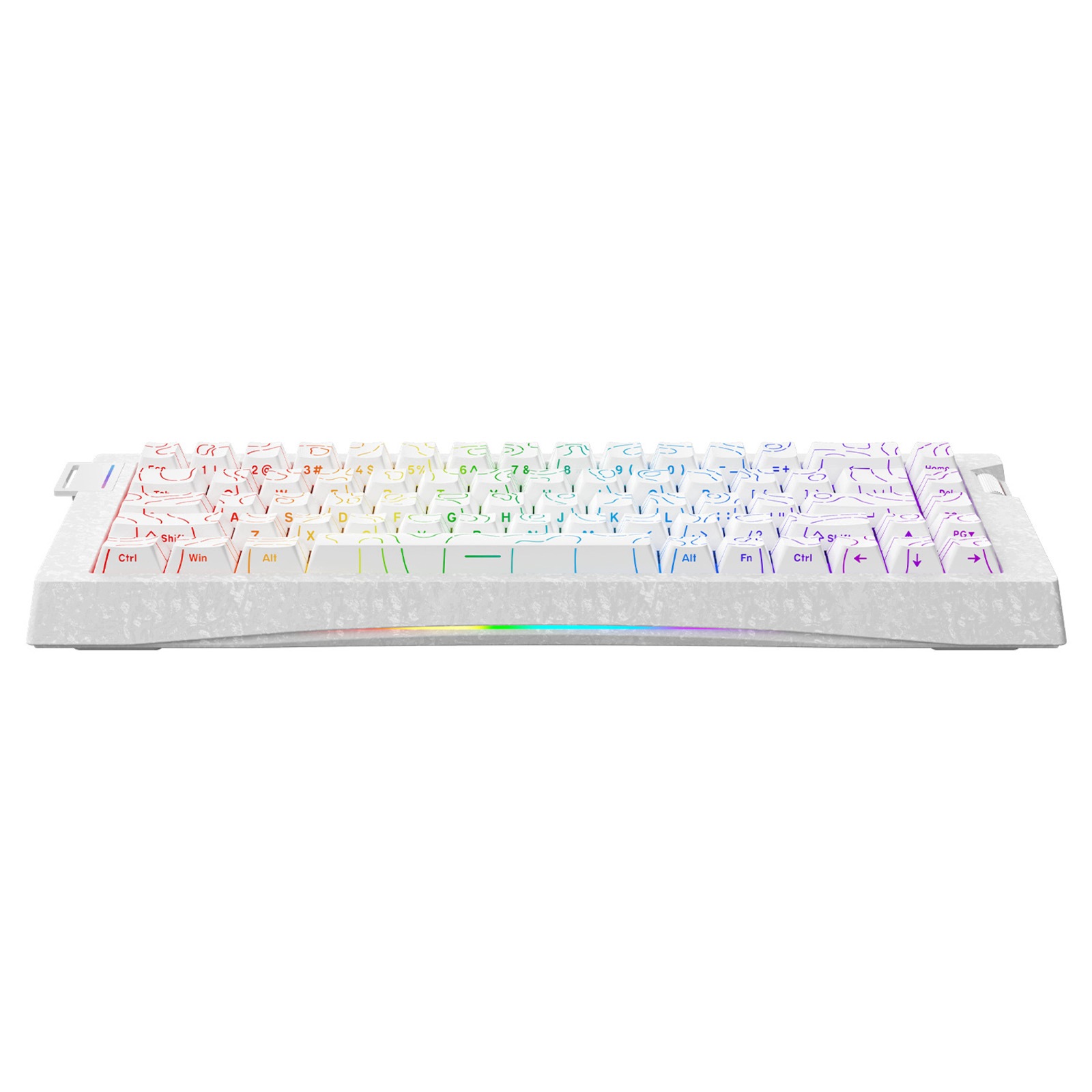 Ajazz AK680V3 He Herná mechanická klávesnica Rgb Hallov efekt 8000Hz Usb-c